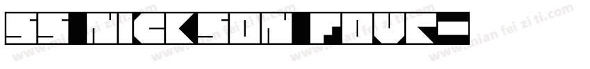 SS Nickson Four字体转换